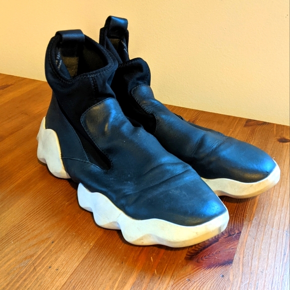 Camper Shoes - Camper black and white sneaker boots